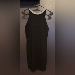 Endless Rose Jewel Trim Mini Knit Dress